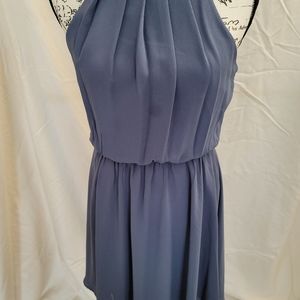 Night out/wedding guest/wine tasting! FRANCESCA'S/ (Lush) indigo dress